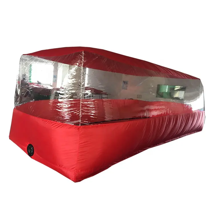 투명한 PVC 명확한 팽창식 차량 차 옥외 간선 덮개 차고