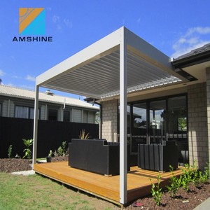 Eléctrico montado en la pared impermeable pérgola cubiertas - Product Image 2