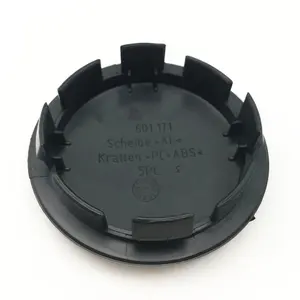 65mm ABS פלסטיק אלומיניום שחור מותאם אישית גלגל רכזת מרכז Caps מרכז כיסוי