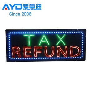 <span class=keywords><strong>Alib</strong></span> China Express – boîtes lumineuses en acrylique à LED pour le remboursement de la taxe sur les pneus de magasin - Product Image 6