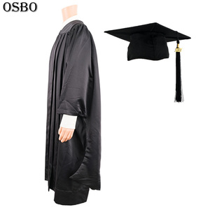 Fábrica <span class=keywords><strong>de</strong></span> venta directa moda maestro adulto graduación <span class=keywords><strong>batas</strong></span>, graduación soltero vestido, vestido académico - Product Image 6