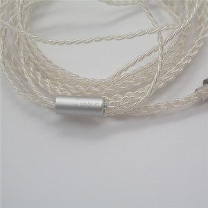 Câble de remplacement pour oreillettes A2DC, 24 pièces, en argent, tressé et souple - Product Image 5