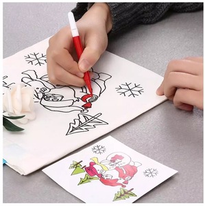 Túi Vải Không Dệt Tự Làm Túi Xách Tranh Nghệ Thuật Túi Màu Hoạt Hình Cho Trẻ Em - Product Image 5