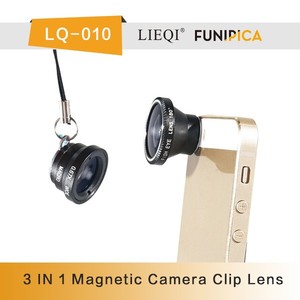 <span class=keywords><strong>Auto</strong></span> - minuterie 3 en 1 magnétique téléphone Mobile Camera Lens avec large fishey objectifs macro - Product Image 1