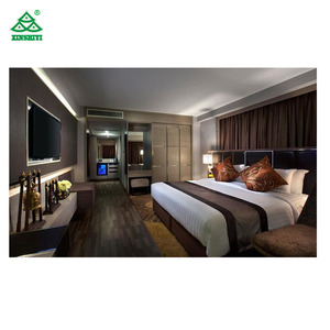 Muebles del dormitorio del <span class=keywords><strong>hotel</strong></span> cama king size tapizados cabecera diseños para habitación de lujo - Product Image 5