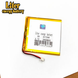 Stecker 2,5-2 P 317290 307090 2800 mah <span class=keywords><strong>3</strong></span>,7 v Wiederaufladbare lipo batterie solar li ionen polymer lithium-batterie mit PCM - Product Image 3