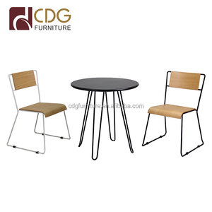 Commerce extérieur heavy duty style fer table à repasser avec vintage coloré en aluminium chaises empilables - Product Image 3