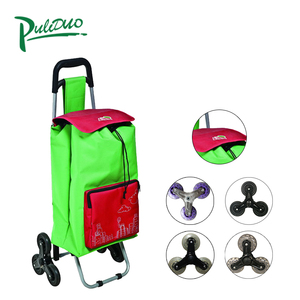 Nuevo tipo de lona plegable rueda grande bolsa de compras carro - Product Image 4