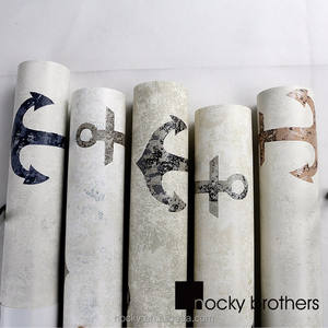 Papel tapiz de pared de estilo mediterráneo europeo, papel tapiz de pared de TV contemporáneo y contraído para habitación de niños - Product Image 1