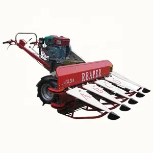 walking tractor mounted agricultural harvest machinery crop cutter pakistan small paddy rice wheat reaper machine