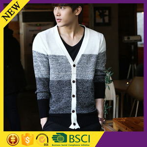 De manga larga de Color OEM v cuello de punto medio barato de imágenes de <span class=keywords><strong>hombre</strong></span> abrigo - Product Image 1