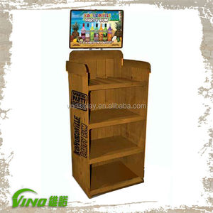 Stylish Wood Flooring Display Rack Elegant Floor Spirits <b>Storage</b> Cabinet Modern Collection of Display Racks - Product Image 3