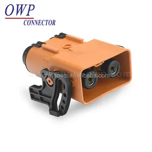 Female plug socket 2 pin connector high voltage vehicle connector EV HV connector