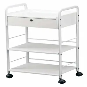 Hand Grip Verbreden Schoonheidssalon Rolling Staal Massage Winkelwagen Trolley