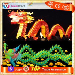 Customed-Fait le travail manuel Soie chinois <span class=keywords><strong>dragon</strong></span> lanterne - Product Image 4