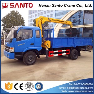 Kleine Vrachtwagenkraan Met Bakboom 5 Ton Vrachtwagenkraan - Product Image 3