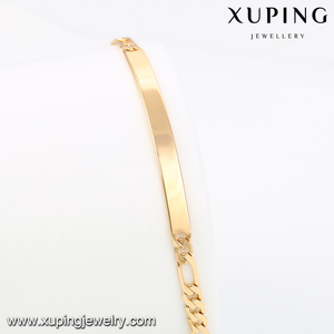 74609 xuping <span class=keywords><strong>Gioielli</strong></span> alla Moda, Braccialetti a Catena Semplici in Oro 18k, <span class=keywords><strong>Gioielli</strong></span> Personalizzati - Product Image 2