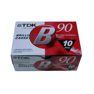 60 דקות TDK אודיו קלטת צבע תיבת אריזת 10pcs בקרטון