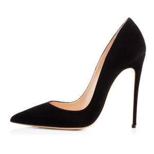 Gamuza verde sexy tiletto <span class=keywords><strong>zapatos</strong></span> de tacón Oficina mujeres fetiche tacones altos - Product Image 5