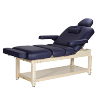 Table de massage stationnaire série Archer-deluxe, table de massage en bois, table de soin du visage, mobilier de salon, Shanghai moderne, optionnel T/T, L/C