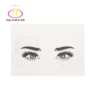 Carnaval brilha no escuro neon, jeia facial gema para adesivo de olho - Product Image 2