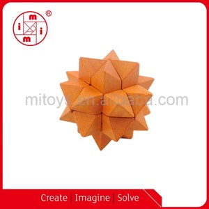 Renseignement 3D puzzle en bois sortir la balle drôle cube iq jeu iq jouet <span class=keywords><strong>2</strong></span> couleurs Snake Cubes pour adulte - Product Image 3