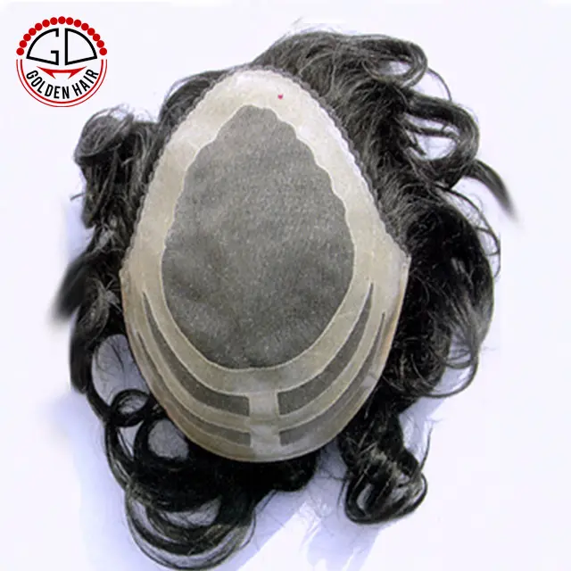 Chinese Natural Color Virgin Human Hair Pieces For Top Of Head