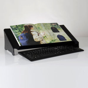 Rõ Ràng Acrylic Angled Chủ Tài Liệu Lucite Viết Dốc Acrylic Văn Học Hiển Thị Đứng - Product Image 6