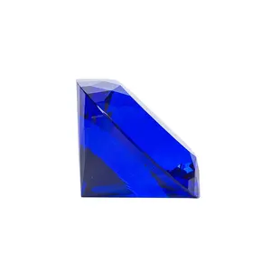 Farbe Shinn ing Large Home dekorative Kristallglas Diamant Brief besch werer Kristall Diamant Brief besch werer