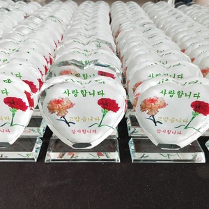 Bán Buôn Thăng Hoa Trống Pha Lê Khung Ảnh Cá Nhân Tùy Chỉnh Hình Trái Tim Pha Lê Khung Ảnh Cho Quà Tặng Đám Cưới - Product Image 5