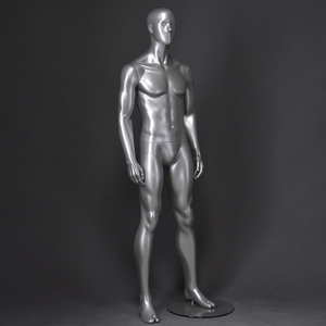 <span class=keywords><strong>Mannequin</strong></span> masculin nu en tissu plastique de taille réelle, style boutique abstrait vintage - Product Image 2