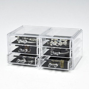 Hermosa claro acrílico escritorio organizador de cosméticos - Product Image 2