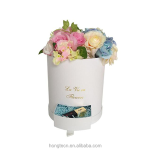 Hot Sale square Round Custom Cardboard <strong>Luxury</strong> Drawer <strong>Flower</strong> Packaging <strong>Box</strong> With Drawer - Product Image 4