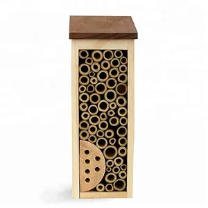 small size cheap price Natural Insect Hotel/house multi function for bee , butterfly, ladybird ect insect.100% recycled