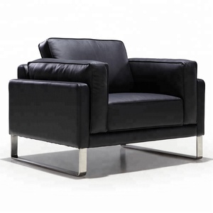 Conjunto de Sofás de Cuero de Diseño Moderno para Oficina, <span class=keywords><strong>Muebles</strong></span> de Oficina - Product Image 3