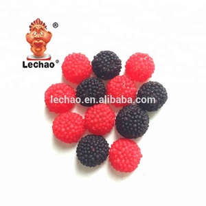 Halal Frambozen En Bramen Snoep Bessenvormige Gelei Candy Frambozen <span class=keywords><strong>Gummy</strong></span> Candy Zacht Fruit Snoepjes - Product Image 5