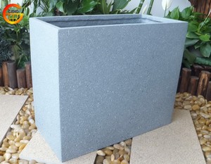 Vasi Quadrati in <span class=keywords><strong>Pietra</strong></span>, <span class=keywords><strong>Fioriera</strong></span> in <span class=keywords><strong>Pietra</strong></span> Fibrosa - Product Image 3