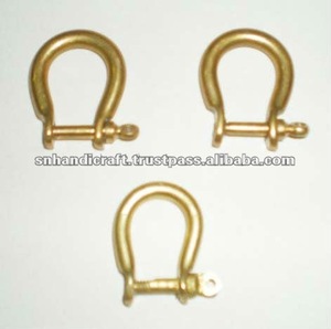 ห่วงทองเหลืองแบบมีกระดิ่ง ห่วงทองเหลืองสำหรับงานทางทะเล งานแฮนด์เมด - Product Image 1