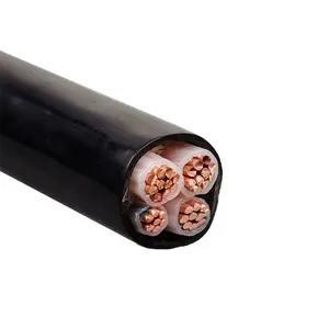 0.6/1kv YJV 16mm2 saf bakır kablo 3 + 1 çekirdekli PVC yalıtımlı dc güç kablosu