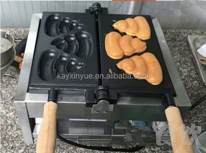 เครื่องทำวาฟเฟิลรูปอึ อาหารข้างทางเกาหลี เครื่องทำวาฟเฟิล แผ่นทำวาฟเฟิลแบบกำหนดเอง เครื่องทำวาฟเฟิลโคน - Product Image 5