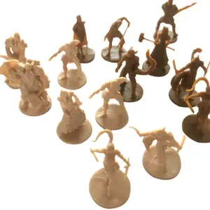 Benutzer definierte Acryl Mini Figuren Brettspiel Kunststoff Miniaturen Hersteller