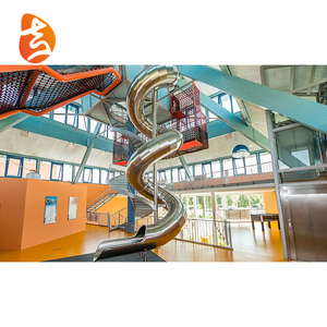 Nhà Máy Cung Cấp Mẫu Giáo Thép Không Gỉ Ngoài Trời Trẻ Em Sân Chơi Trượt Để Bán - Product Image 3