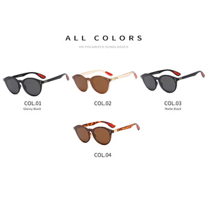 20032 Superhot Eyewear 2019 Retro Round TR90 Optical <strong>Frame</strong> Polarized Magnetic <strong>Clip</strong> on Sun Glasses - Product Image 5