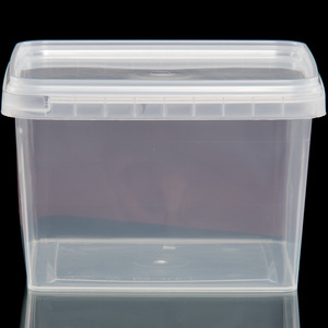 Cubos de cubo de alta calidad 0,5/1/2/4 galones de plástico cuadrado al por mayor HDPE troquelado mango bolsa de compras de plástico TW PRO-DESIGN - Product Image 4