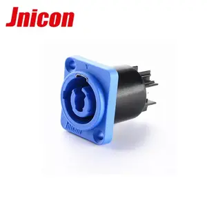 3 pin power ip67 cable connector male and female panel female speakon