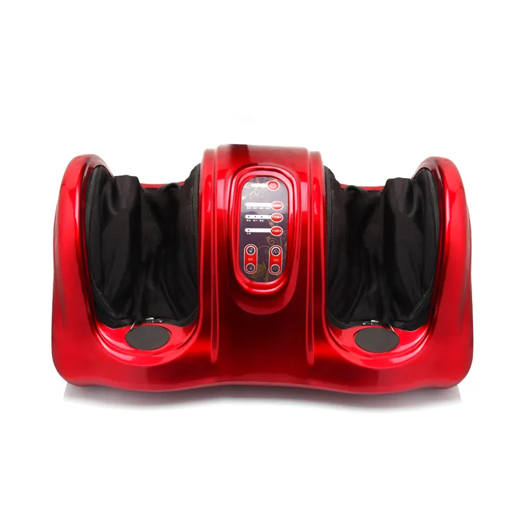 Lieferant intelligentes intelligentes elektronisches Gesundheitspflege-Luftkompression-Fußmassage-Werkzeug China PU rote Fußmassage-Maschine global