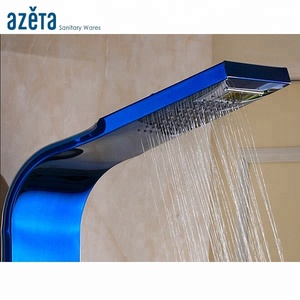 Panel de sistema de ducha de lluvia de cascada para baño al por mayor con chorros Panel de ducha de pared termostático de acero inoxidable para montaje en pared - Product Image 5