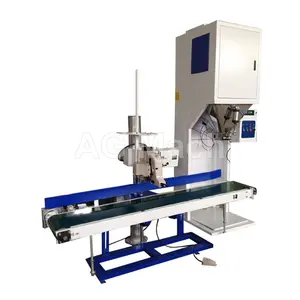 semi automatic big bag grain sugar rice  weigthing packing machine