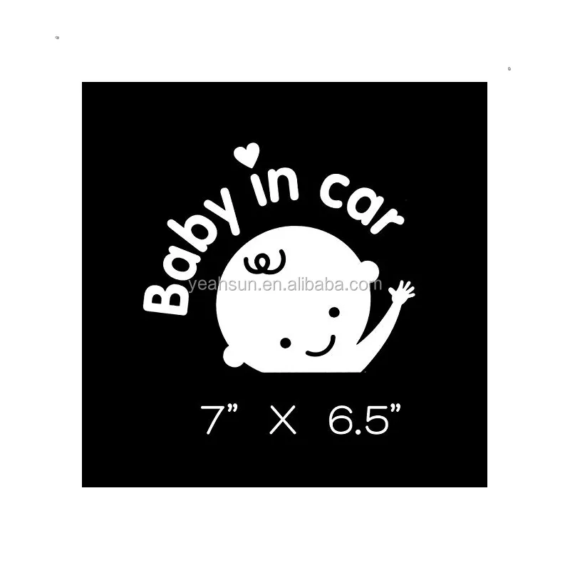 מותאם אישית תינוק במכונית/על לוח לוגו בטיחות סימני מדבקה