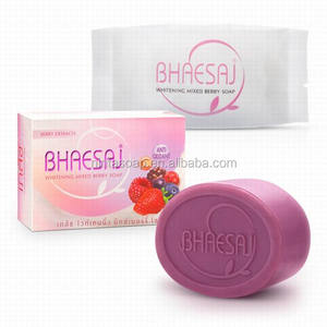 80g fresa hidratante blanqueamiento fruta jabón de manteca de karité - Product Image 2